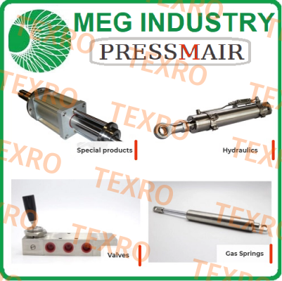 Meg Industry (Pressmair)- seals kit for hydraulic rotating cylinder LP 4537 170 