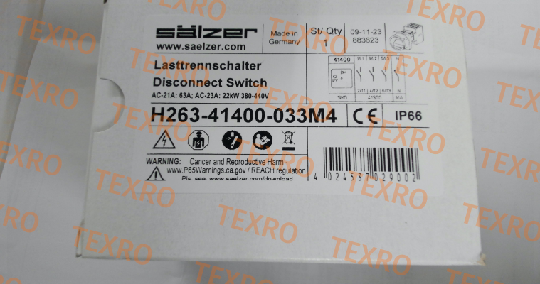 Salzer-H263-41400-033M4