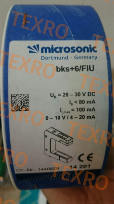 Microsonic-p/n: 14201, Type: bks+6/FIU