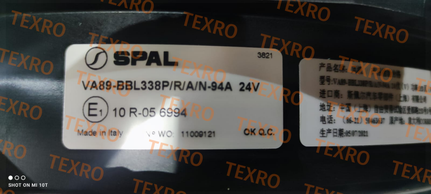 SPAL-VA89-BBL338P/R/A/N/94A