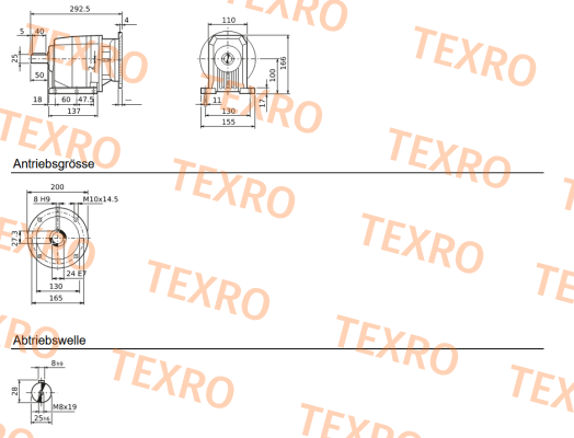 Bonfiglioli-C222P 2.7 P90 B3 - B1410008