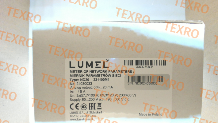 LUMEL-ND20 221100M1