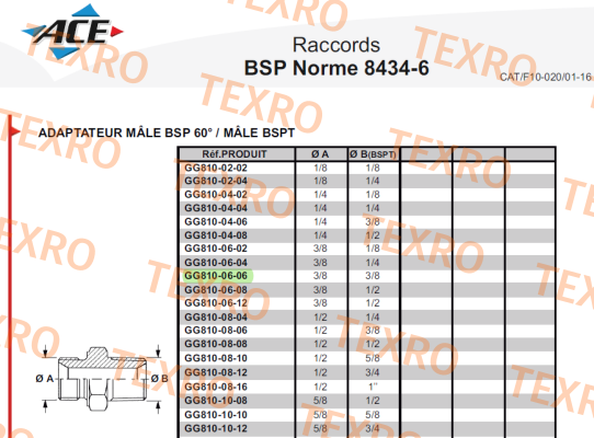 Aeroquip-GG810-06-06