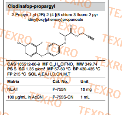 AccuStandard-P-755N (chemical) 10 mg 