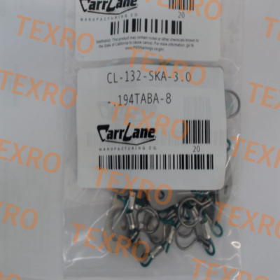 Carr Lane-CL-132-SKA-3.0-.194TABA-8