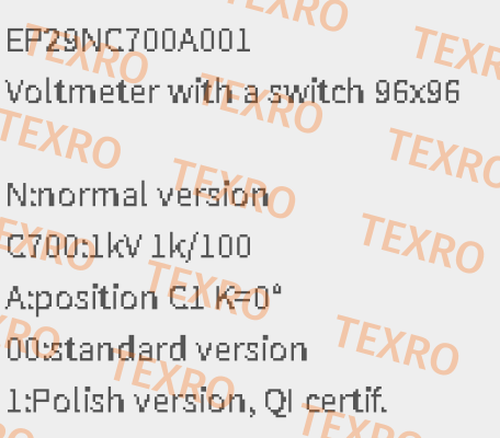 LUMEL-EP29-NC700A001