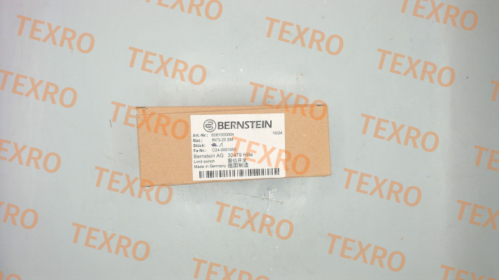 Bernstein-P/N: 6081000004, Type: IN73-20 SM