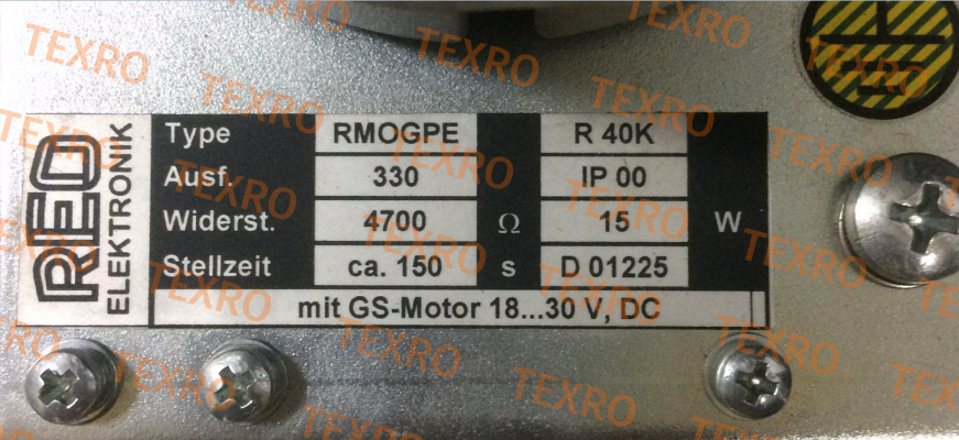 Reo Elektronik-RMOGPE is obsolete, no replacement! 