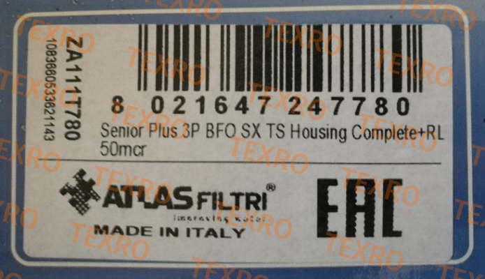 Atlas Filtri-SENIOR PLUS 3P BFO SX TS 