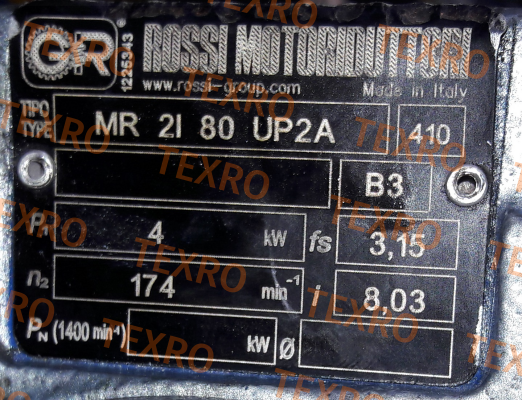 Rossi-MR 2I 80 UP2A - 28x250 - 8,03