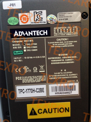 Advantech-TPC-1770H-C2BE obsolete, repalced by TPC-1751T-E3AE 