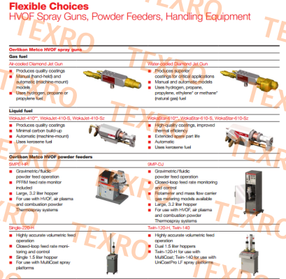 Oerlikon Metco-Water-cooled Diamond Jet Gun 