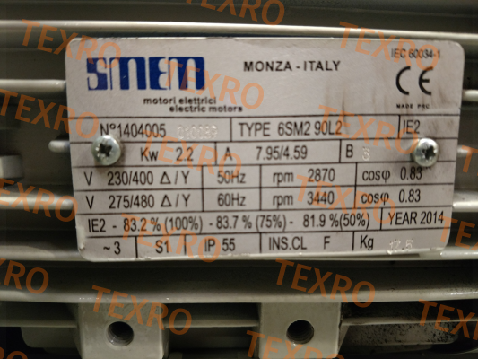 Smem-6SM290L 2POLES B3 