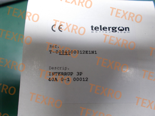 Telergon-T-0004000012E1N1