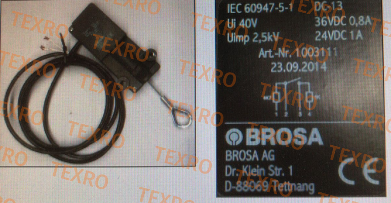 Brosa-1003111, replaced by 1022052 