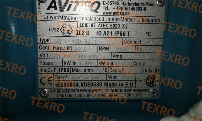 Aviteq-UVF16W-A2.1 220-240/380-415V 50HZ