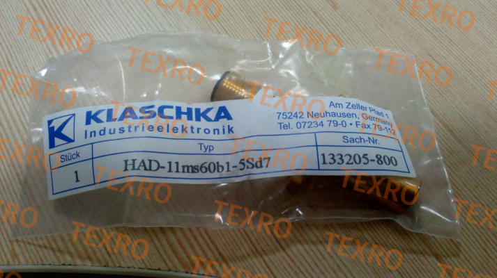 Klaschka-133205 800 / HAD-11ms60b1-5Sd7