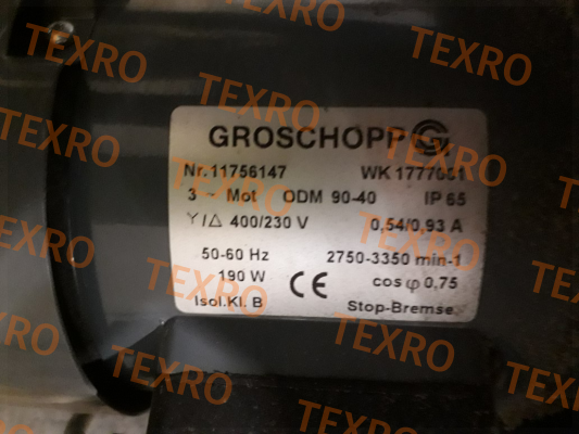 Groschopp-ODM90-40B/Z14 (44,3:1)