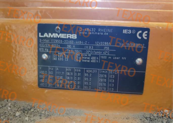 Lammers-P/N:0210211000131102500A; Type:1TZ9503-2DA63-4AB4