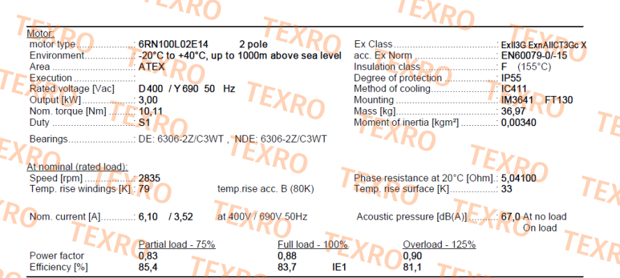 Rotor-6RN100L02E14U46R R31