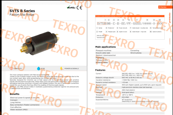 Servotecnica-SVTS B 01-S-A-02/00-0000/0000-ST-000