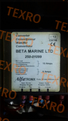 Alfatronix-250-01099 - obsolete, replaced by PV6S-RU Ruggedised Version IP65 