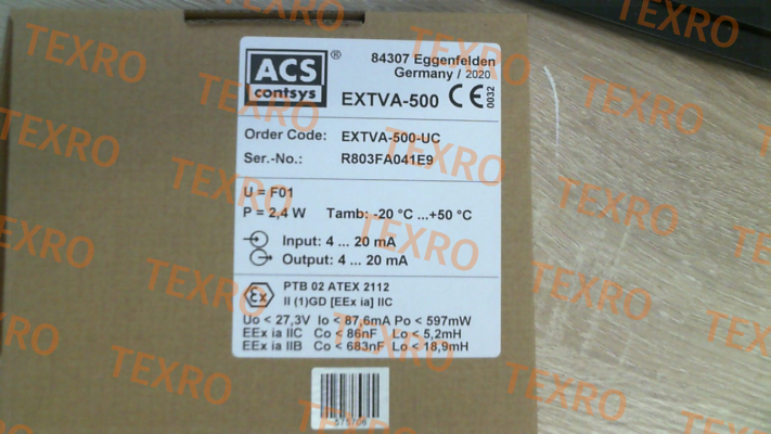 ACS CONTSYS-ExTVA-500-UC