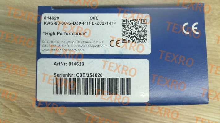 Rechner-814620 / KAS-80-30-S-D30-PTFE-Z02-1-HP