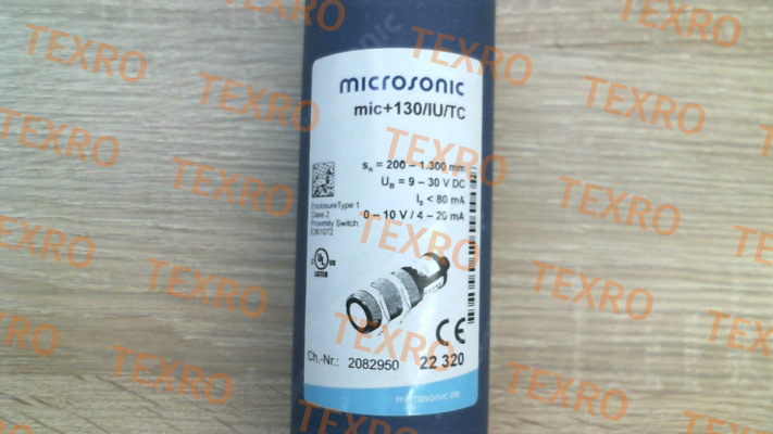 Microsonic-p/n: 22320, Type: mic+130/IU/TC