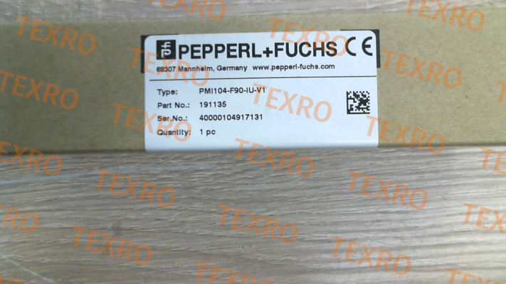 Pepperl-Fuchs-p/n: 191135, Type: PMI104-F90-IU-V1