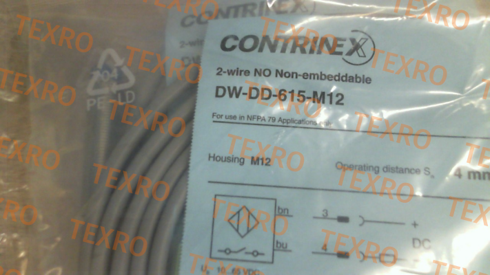 Contrinex-p/n: 220-820-015, Type: DW-DD-615-M12