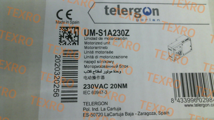 Telergon-UM-S1A230Z