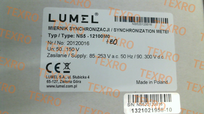 LUMEL-NS5 12100M0