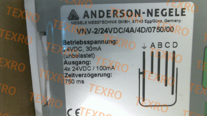 Anderson-Negele-VNV-2/24VDC/4A/4D/0750/00