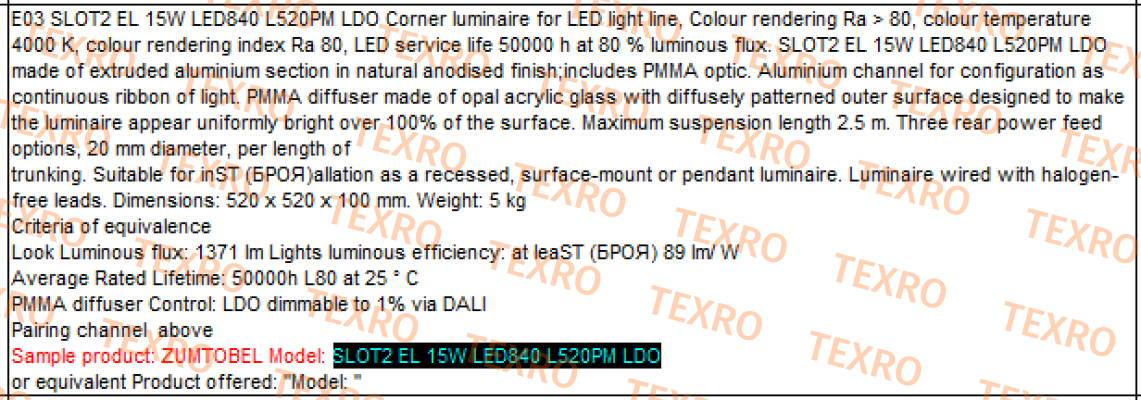 Zumtobel-SLOTLIGHT INFINITY luminaire + corner 3 