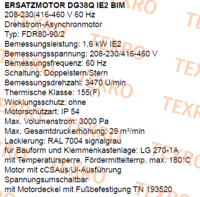 Dietz-Motoren-DG38Q IE2 BIM (FDR80-90/2) 