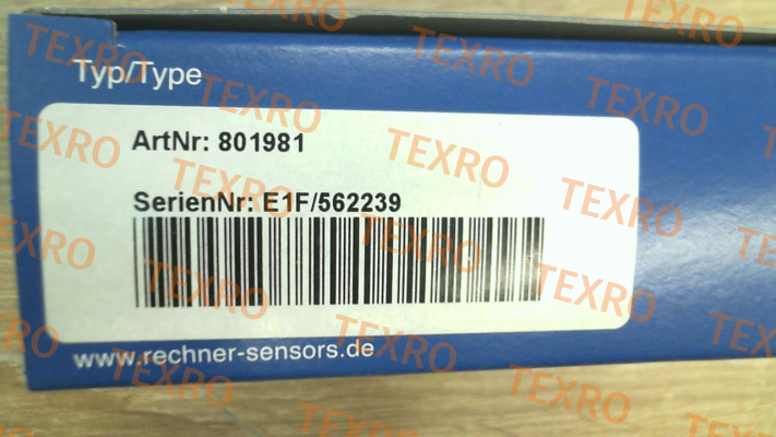 Rechner-P/N: 801981, Type: KAS-80-A13-A-M18-PTFE/VAb-Y5-1-HP