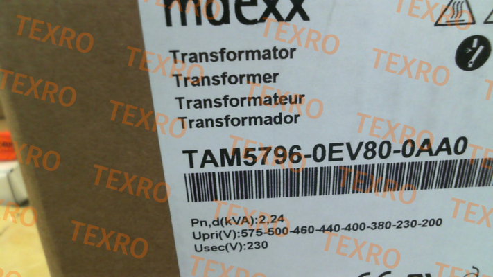 Mdexx-22229436 Type TAM5796-0EV80-0AA0