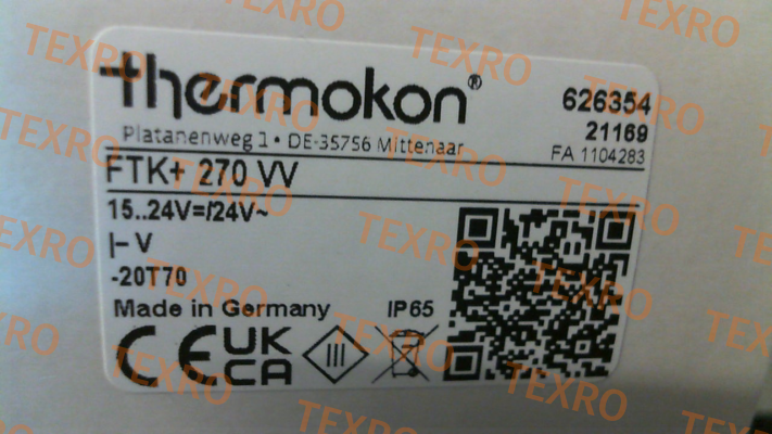 Thermokon-626354 (FTK+ 270 VV)