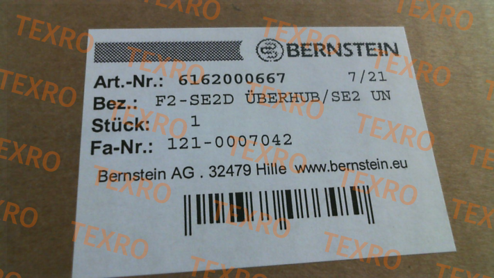 Bernstein-P/N: 6162000667, Type:  F2-SE2D