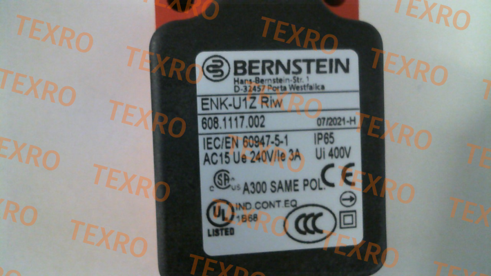 Bernstein-P/N: 6081117002 Type: ENK-U1Z RIW