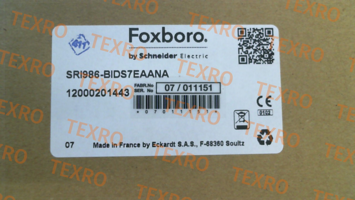 Foxboro-SRI986-BIDS7EAANA