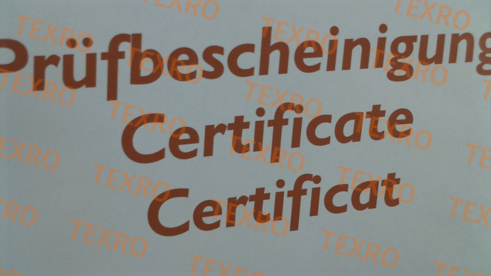 Hans Schmidt-Inspection certificate for DTX-4000