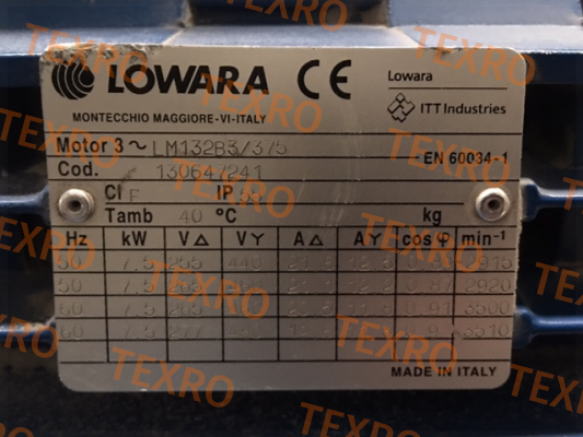 Lowara-PLM132B3/375 IE2 