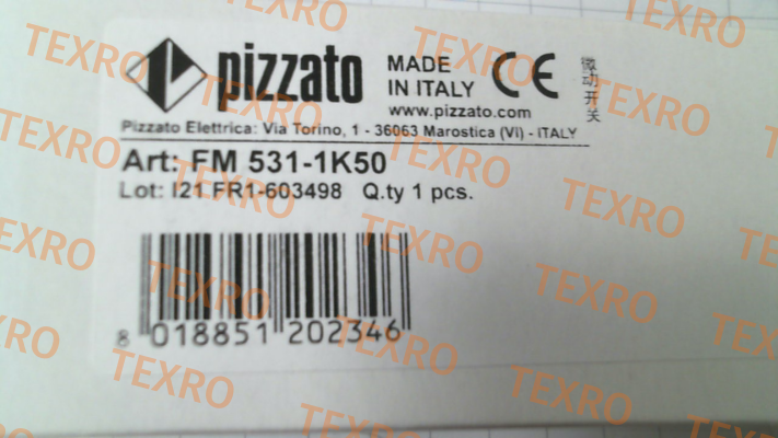 Pizzato Elettrica-FM 531-1K50