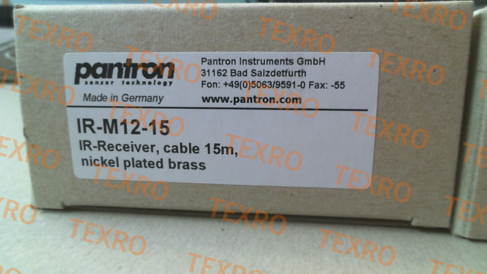 Pantron-p/n: 9SIR024, Type: IR-M12-15