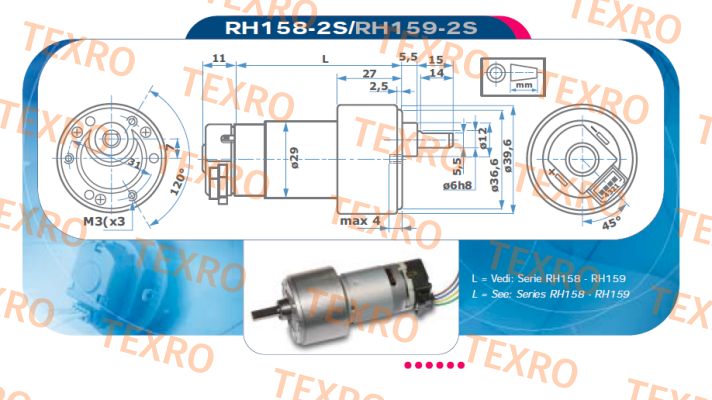 Micro Motors-RH158-12-200