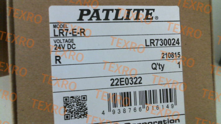 Patlite-LR7-E-R