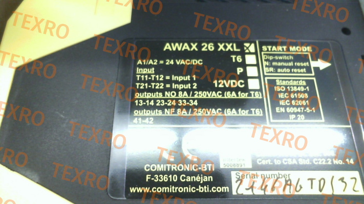 Comitronic-AWAX26XXLT6/24V