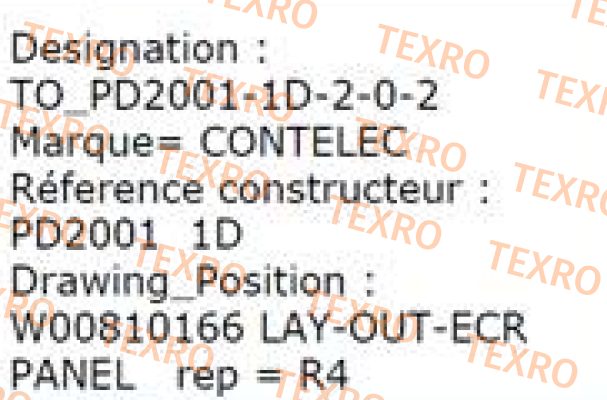 Contelec-PD2001 - 1D 2-0-2 - OEM 